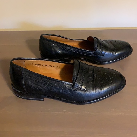 Givenchy Vintage Black Leather Loafers - Men’s Size 6 - Picture 6 of 9